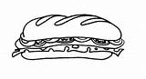 Sandwich Subway Drawing Sandwiches Google Au Drawings sketch template
