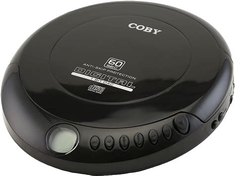 coby portable compact anti skip cd player lightweight shockproof