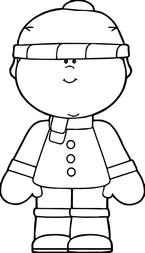 awesome snow boy coloring page coloring pages  boys boy coloring