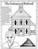 Coloring Tubman Harriet History Pages Month Railroad Underground Kids Sheets Activities Printable Projects Clipart African Crafts Civil Library Thurgood Marshall sketch template