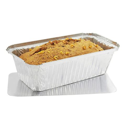 loaf pans  lid  pack disposable aluminum foil bread baking tins