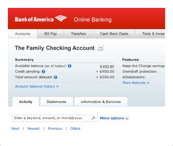 banking  bank  america enroll  today