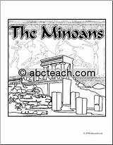 Coloring Ancient Minoans Minoan Civilizations Clipart Book History Palace Knossos Pages Preview Colouring Choose Board Clipground sketch template