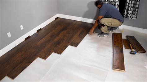 install laminate flooring  beginners youtube