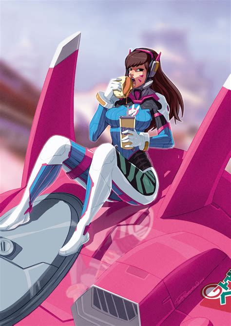 D Va From Overwatch Game Art