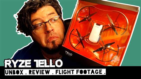 dji ryze tello drone review  footage youtube