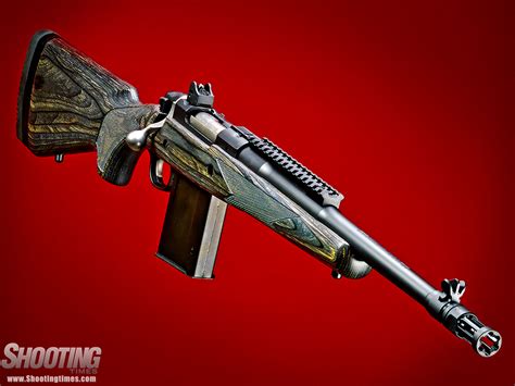 ruger gunsite scout rifle  rem  nato shooting times