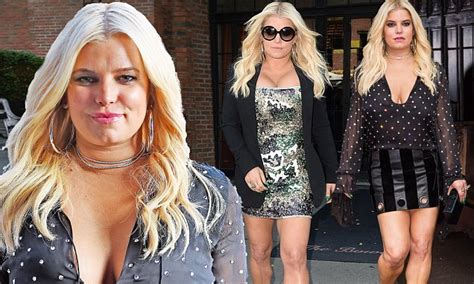 jessica simpson puts on busty display in new york daily