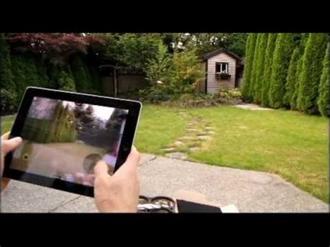 parrot ardrone ipad controlled remote control aircraft test flight