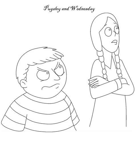 addams family coloring pages   addams family  night