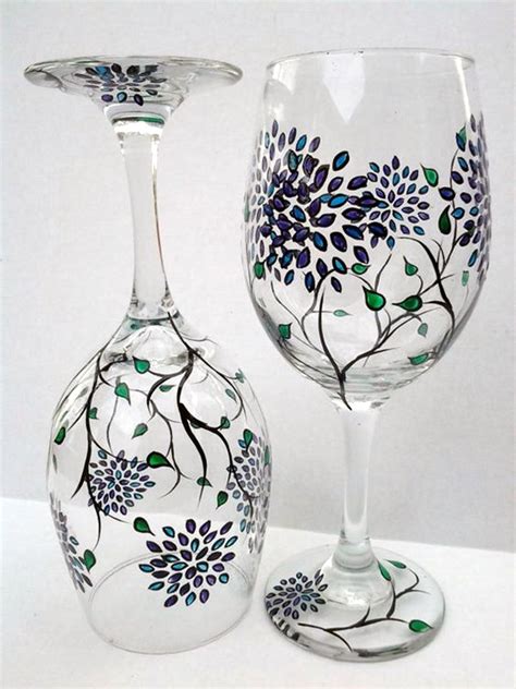40 Artistic Wine Glass Painting Ideas Photofun4ucom