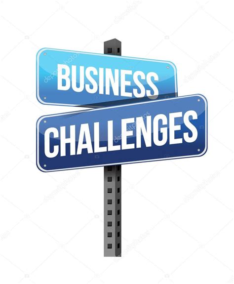 business challenges sign stock photo  alexmillos