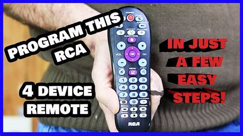 programming setup  rca  device universal remote  youtube