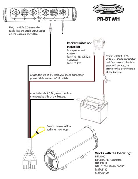 bazooka bta wiring diagram kindergarten aria