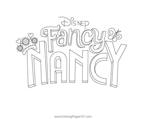 fancy nancy poster fancy nancy clancy coloring page cartoon coloring
