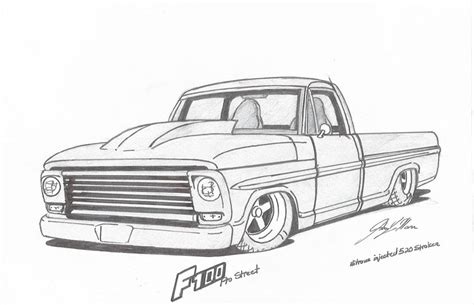 lowrider trucks  coloring pages