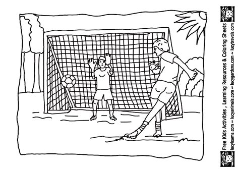 soccer field coloring pages coloring pages