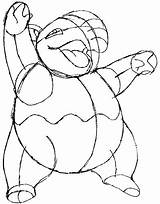 Step Pokemon Drawing Drowzee Easy Draw Lesson Drawinghowtodraw 2010 sketch template