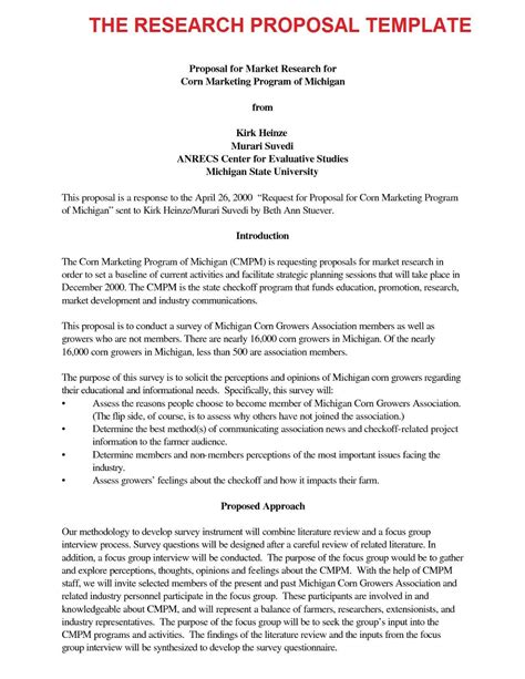 awesome phd proposal template research proposal  research