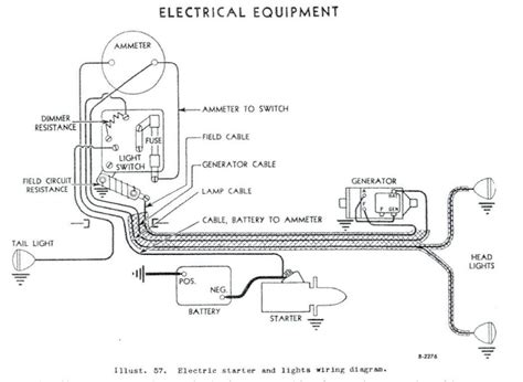 farmall  lights wiring diagram image