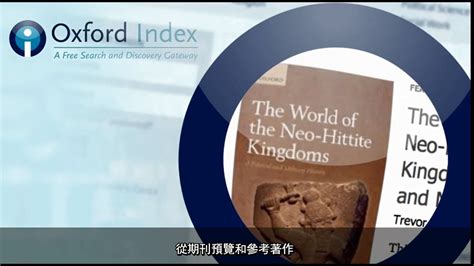 oxford index youtube