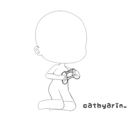 base by cathyarin in instagram 💞 desenhos de chibi desenho de poses