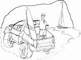 Coloring Pages Summer Buggy Dune Lifeguard Beach Car Spring Jeep Print Sand Allkidsnetwork Ocean sketch template