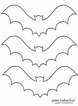 Bats Outlines Printcolorfun Fledermaus Uleso sketch template
