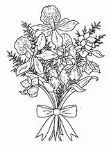 Coloring Pages Bouquet Flower Wildflower Drawing Flowers Para Printable Getdrawings Floral Patterns Pintar Traditional Pasta Escolha sketch template