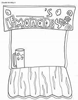 Lemonade Summertime Classroomdoodles sketch template