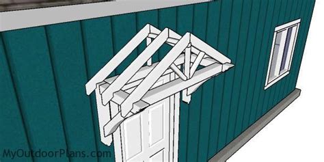 door canopy plans myoutdoorplans  woodworking