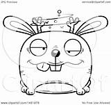 Drunk Lineart Jackalope Mascot Character Illustration Cartoon Royalty Cory Thoman Graphic Clipart Vector sketch template