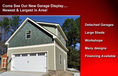 cardinal buildings custom garages storage sheds