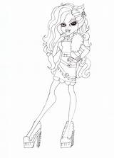 Clawdeen Scaris Frights sketch template