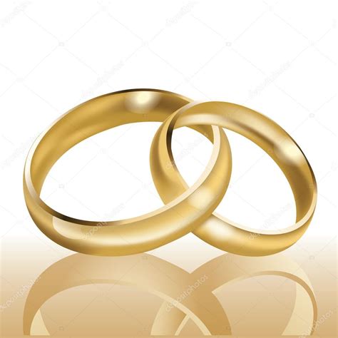 wedding rings symbol  marriage  eternal love vector stock vector  carodi