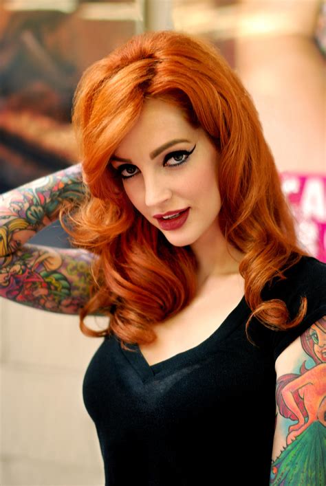 vanessa lake ginger and tattooed pin up vanessa is one of t… flickr