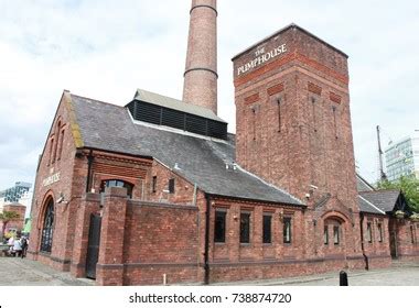 liverpool england august  pump house stock photo