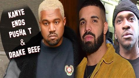 kanye west throws pusha t under the bus ends drake beef