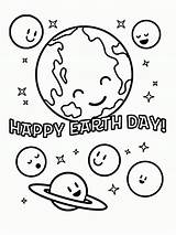 Earth Coloring Pages Toddlers Printable Planet sketch template