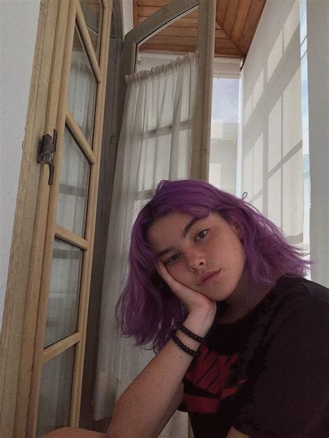 pin  cam  referencias art hair inspo color hair styles purple hair