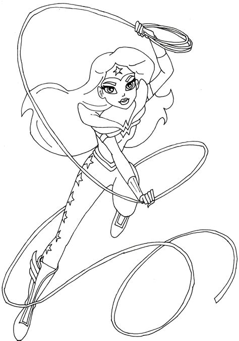 super hero girls coloring pages  getcoloringscom  printable