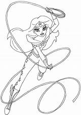 Coloring Super Hero Pages Wonder Girls Woman Para High Printable Dibujos Colouring Colorir Superhero Fun Colorear Desenhos Mulher Ivy Dc sketch template