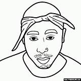 Tupac Pages Shakur 2pac Hop Rap Thecolor Xcolorings Vynil Lineart Getdrawings Coloringhome sketch template