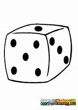 Dice Coloring Pages Gif Template sketch template
