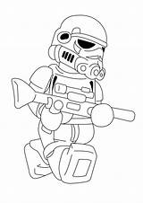 Coloring Trooper sketch template