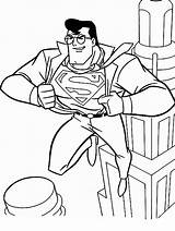Superman Cims sketch template
