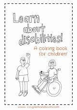 Disability Awareness Disabilities Children Coloring Book Learning Learn Kids Inclusive Education Activities Special Visit Work Developmental Autism Create Multiple Dog sketch template
