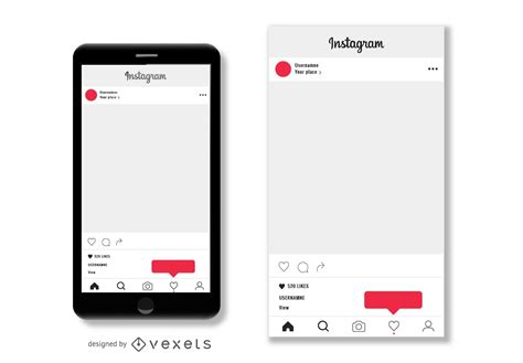 instagram post template png   cliparts  images  clipground
