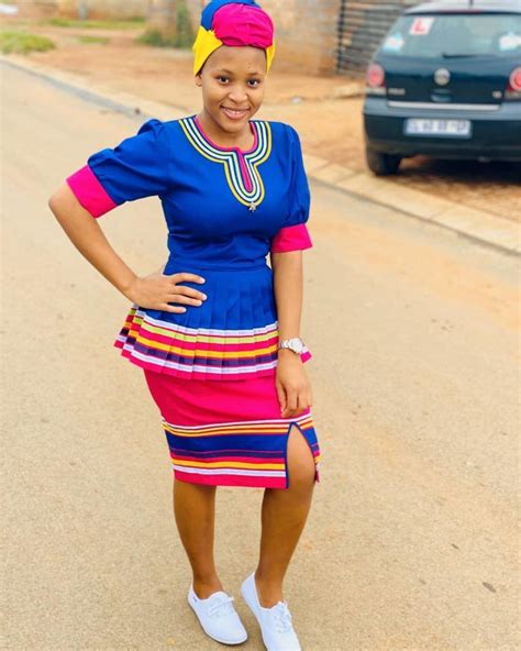 Everyone Loves Classic Traditional Zulu Tswana Dresses They Can Wear To