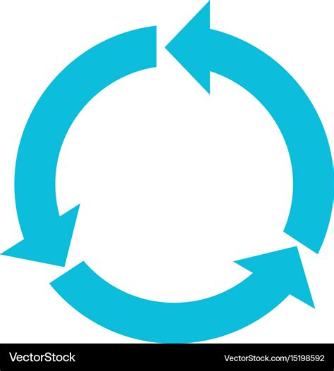 circular arrows icon royalty  vector image